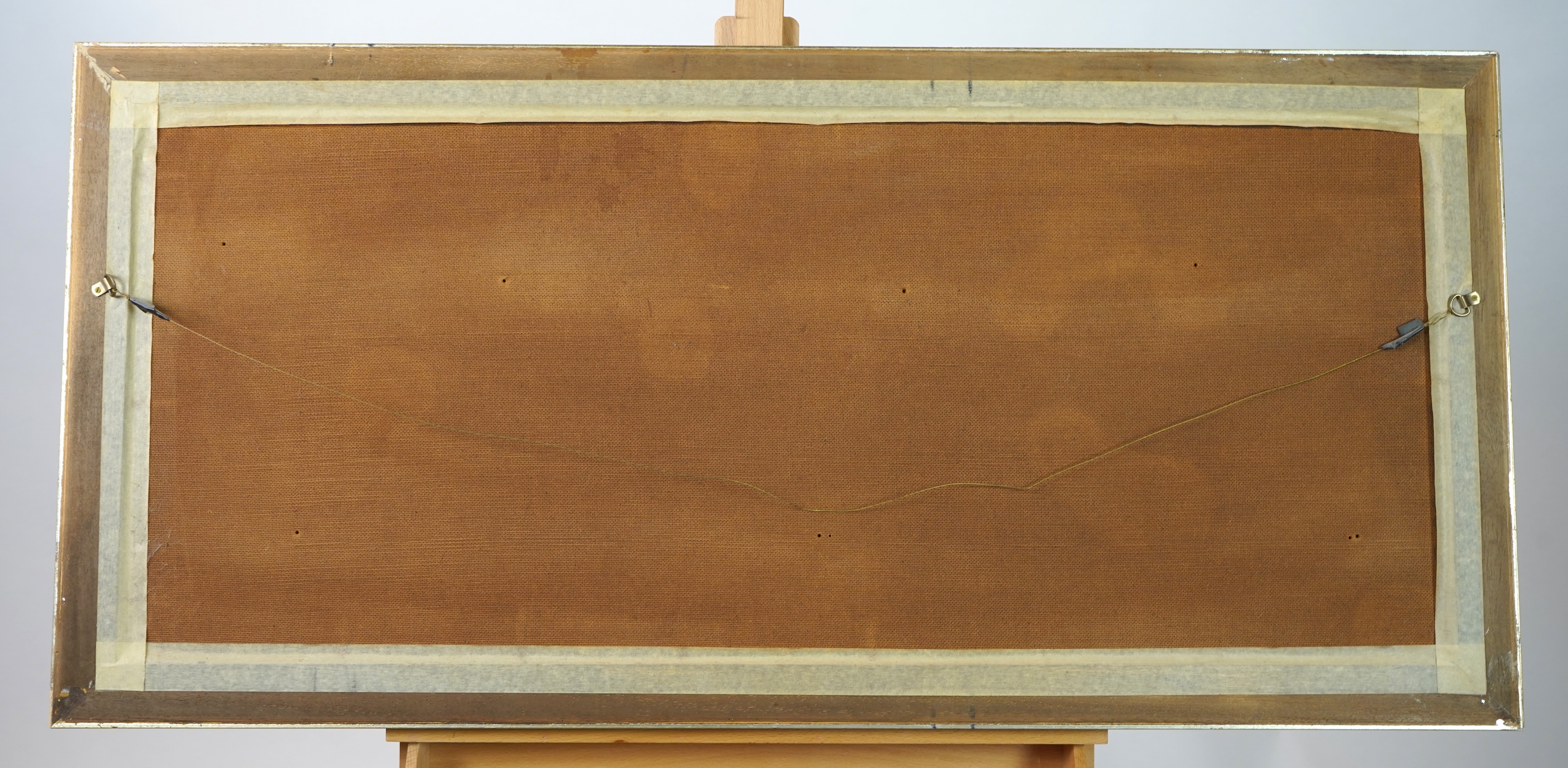 Fred Cuming RA, 1930-2022, Cannons on the Embankment, with Tower Bridge beyond